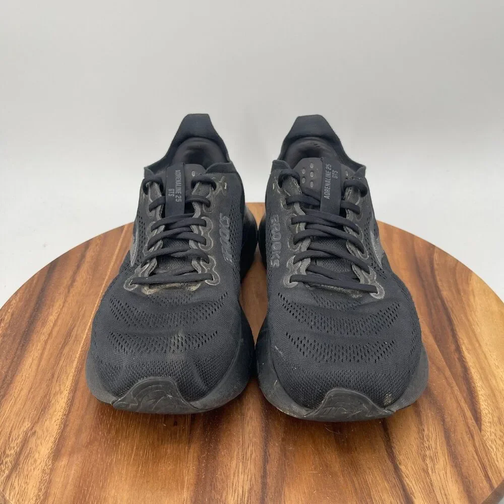 Brooks Adrenaline GTS 25 Shoes Mens Size 11.5 2E Black Running Comfort Walking